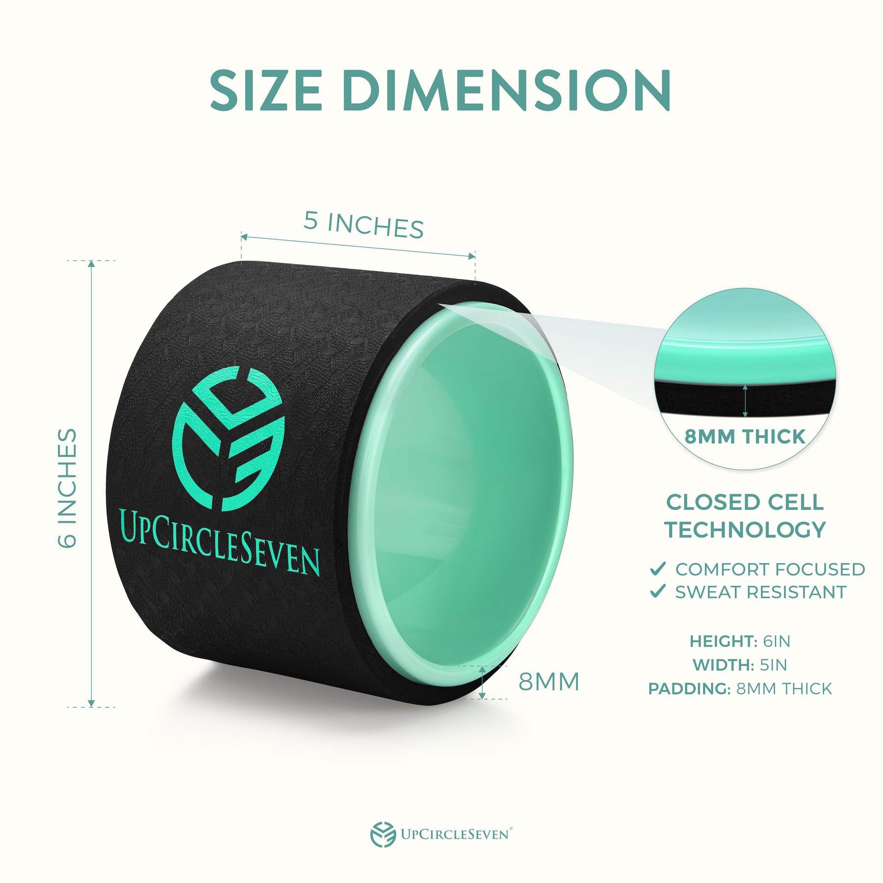 Upcircleseven top yoga wheel