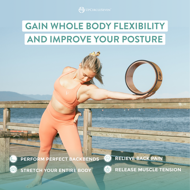 Up circle seven yoga top wheel